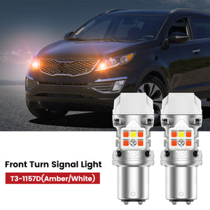 Lasfit 1157 led front turn signal lights fit for 2011-2013 Kia Sportage