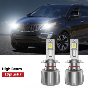 Lasfit H7 led high beam bulbs fit for 2011-2013 Kia Sportage