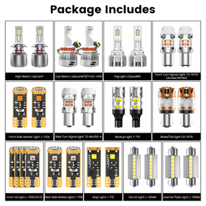 Lasfit combo package led bulbs for 2011-2013 Kia Sportage EX/SX