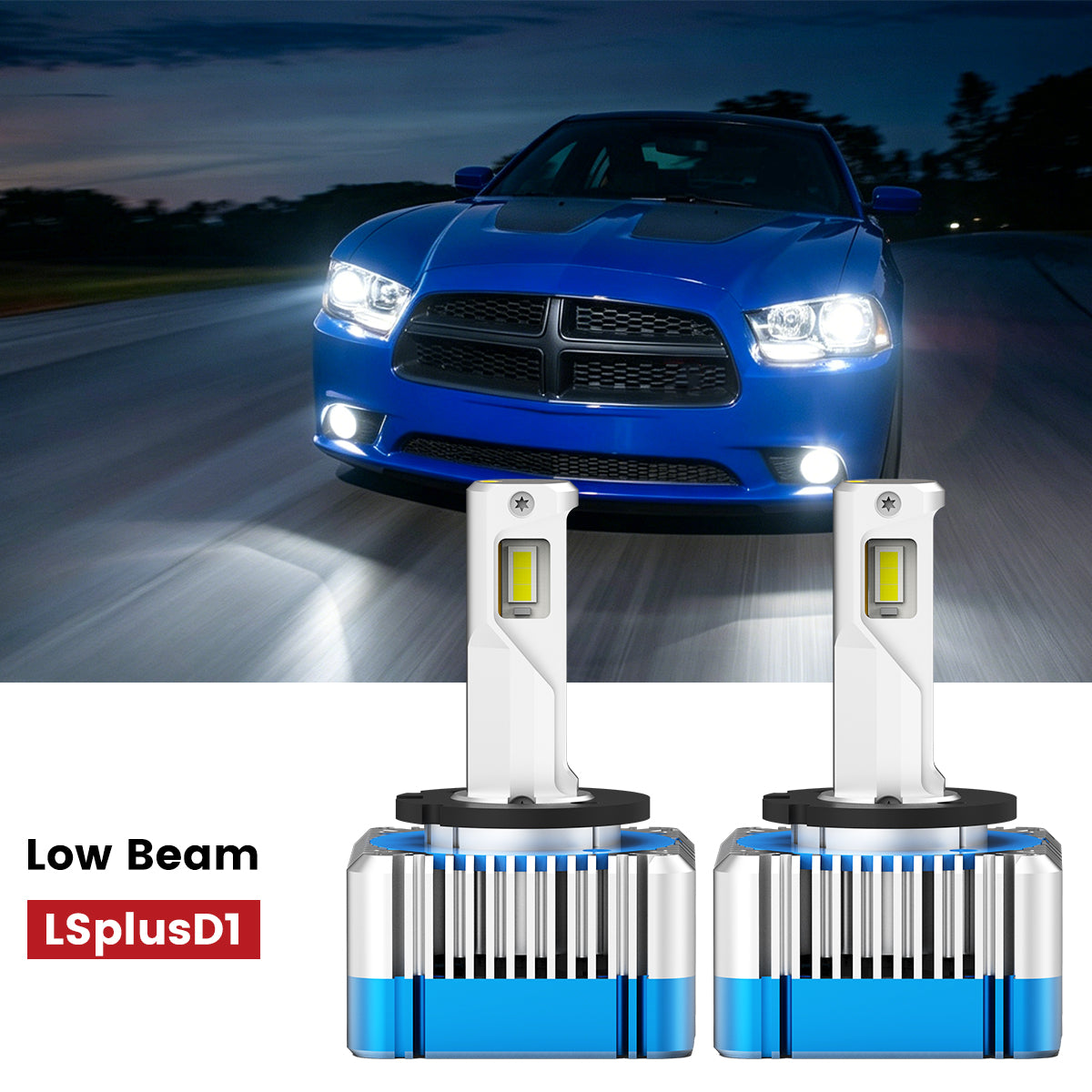 Lasfit D1 led low beam fit for 2011-2014 Dodge Charger