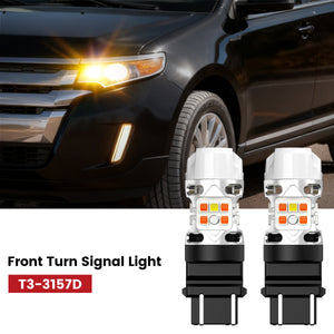 Lasfit 3157 led front turn signal light for 2011-2014 Ford Edge