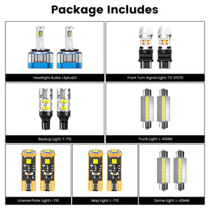 Lasfit combo package led bulbs for 2011-2014 Ford Edge