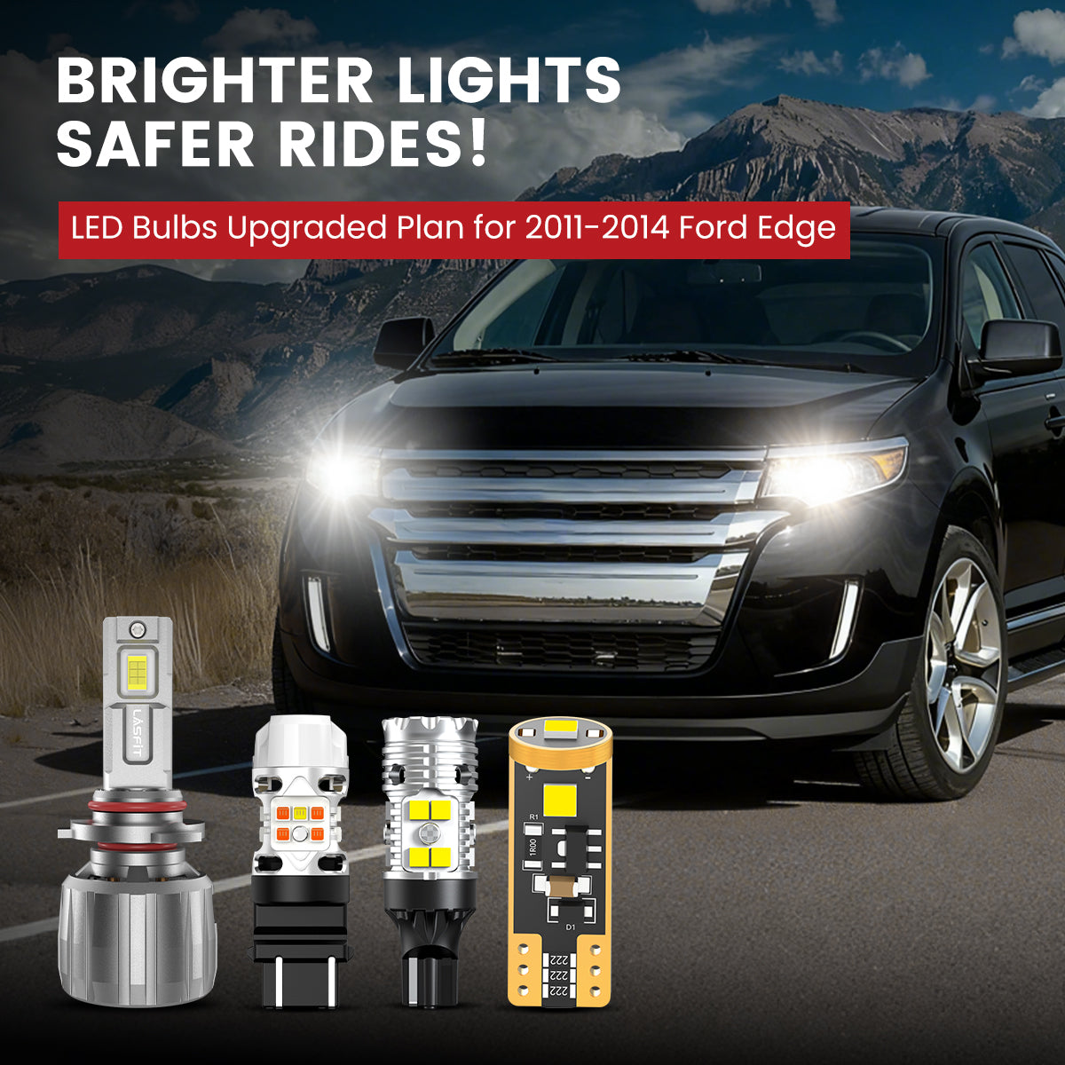 Lasfit LED Bulbs for 2011-2014 Ford Edge