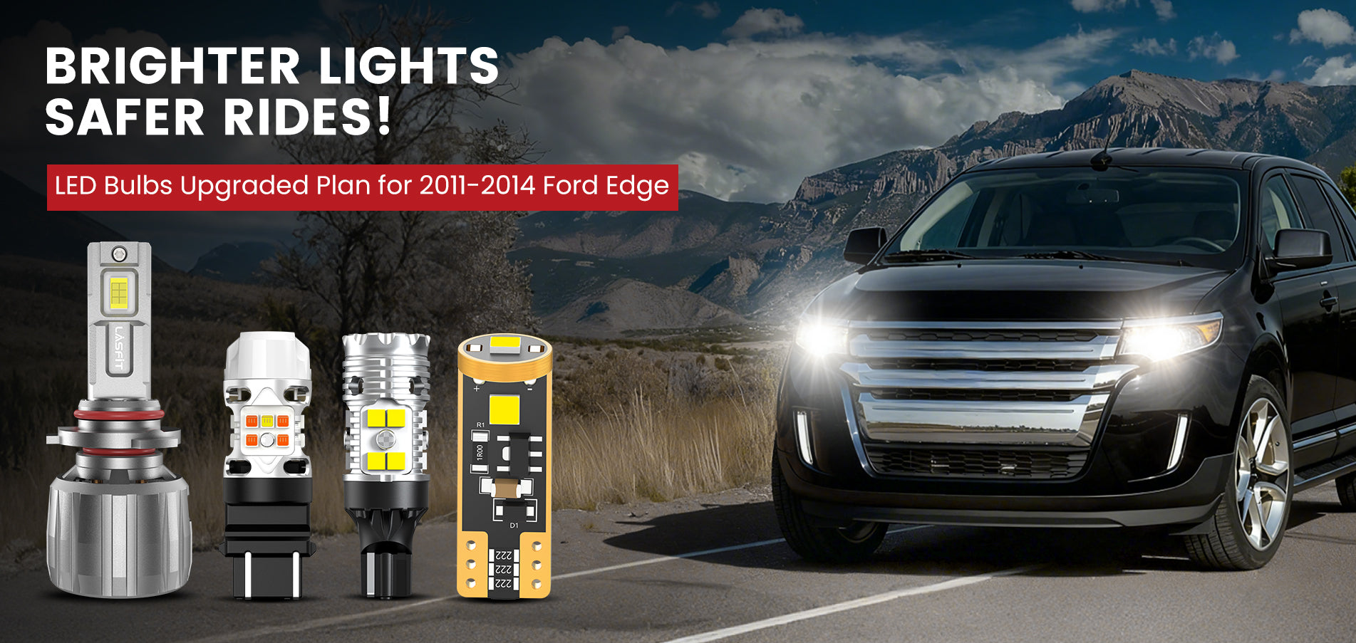 Lasfit LED Bulbs for 2011-2014 Ford Edge