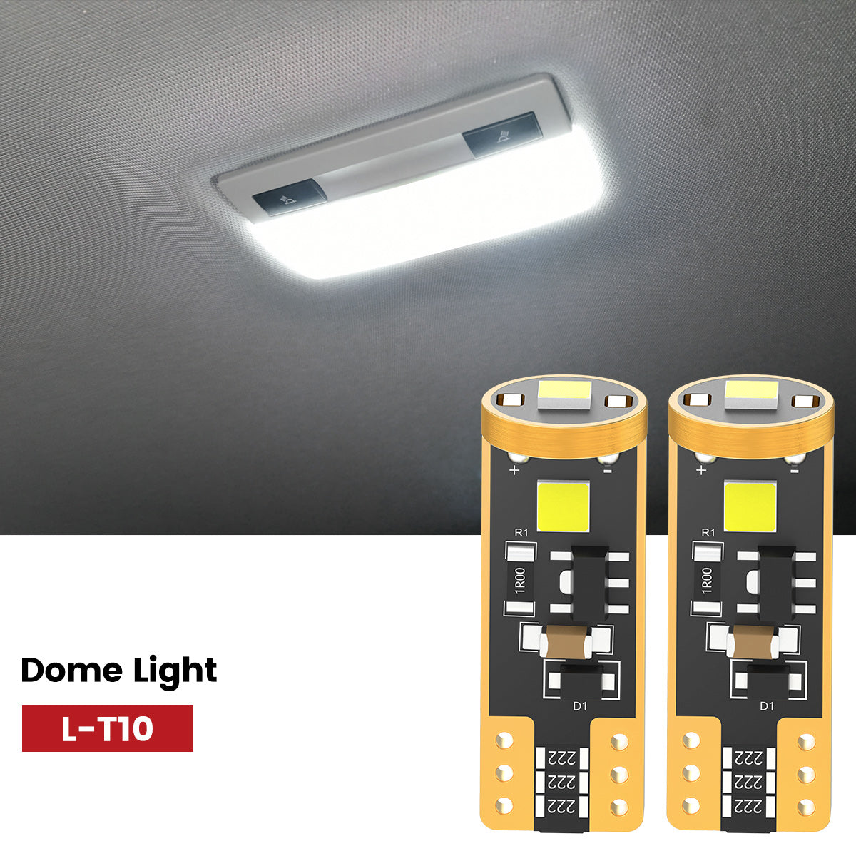 Fit for 2011-2014 Hyundai Sonata The Brightest LED Bulbs Upgrade