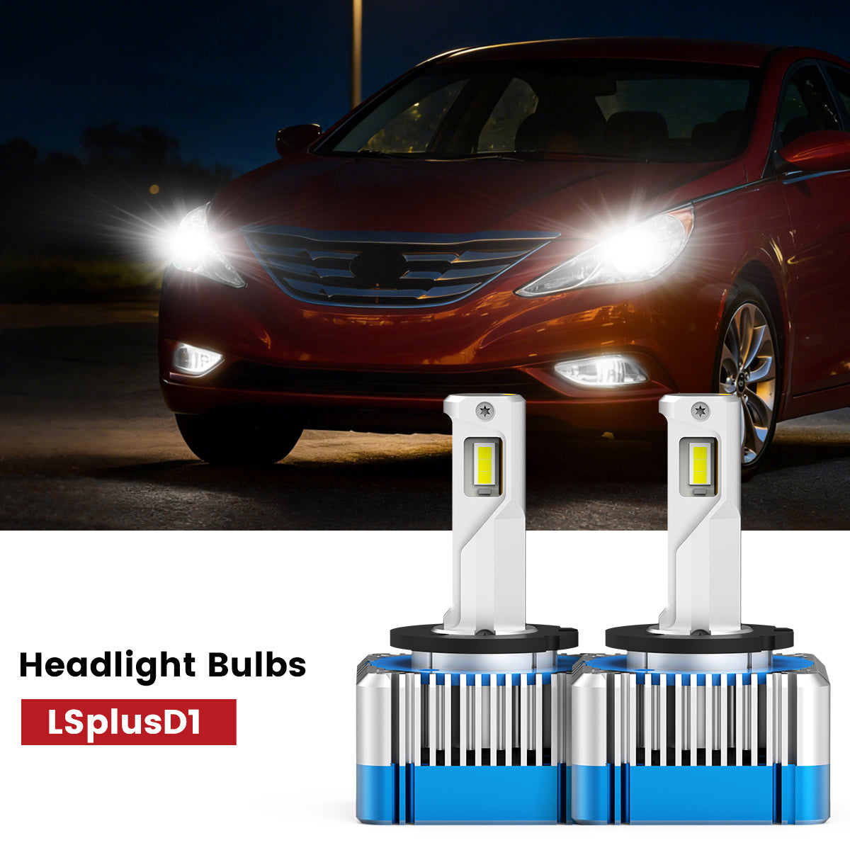 Lasfit D1 led headlight bulbs fit for 2011-2014 Hyundai Sonata 