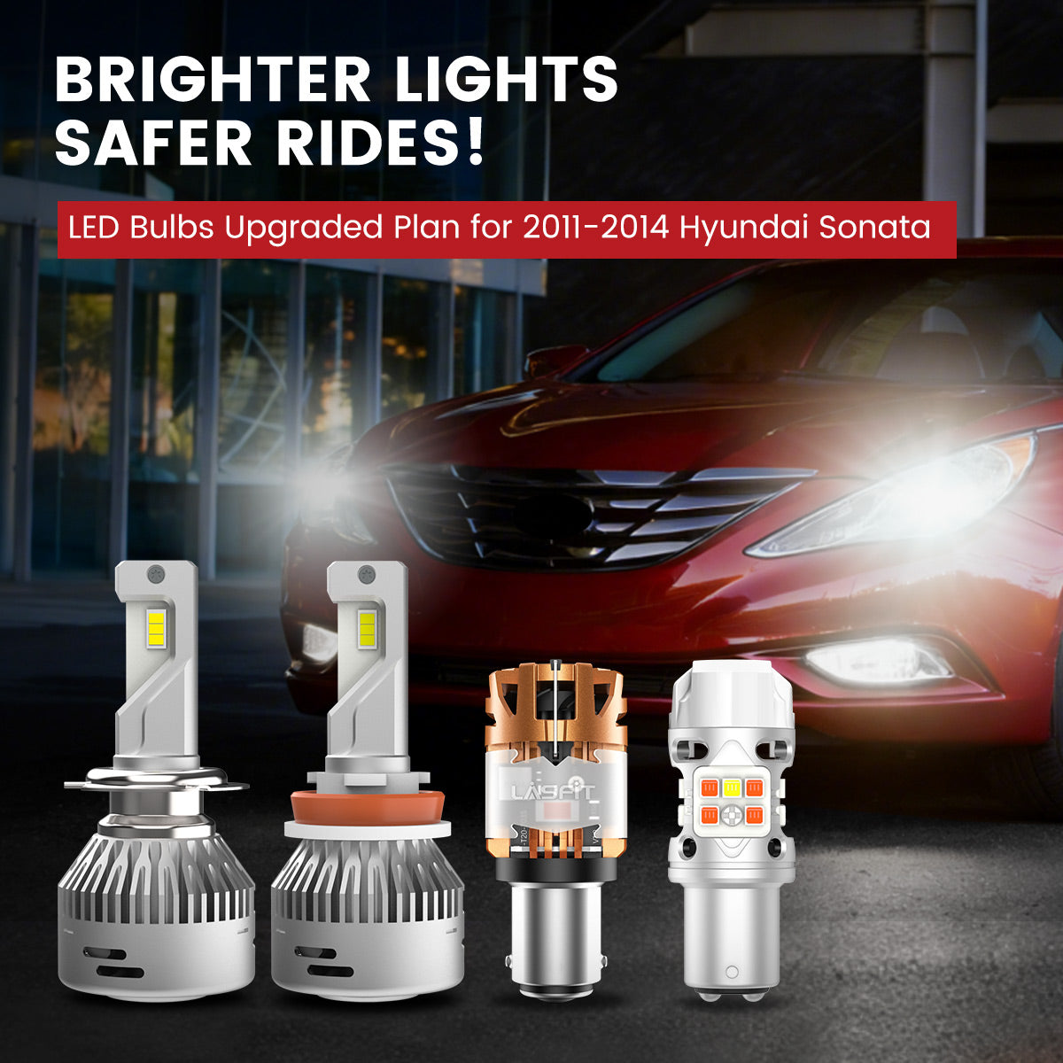 Lasfit LED Bulbs for 2011-2014 Hyundai Sonata