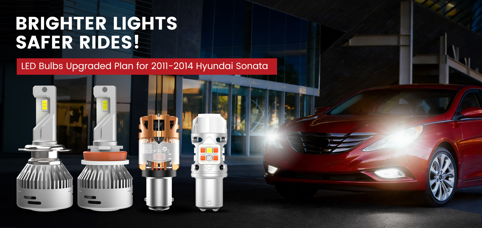 Lasfit LED Bulbs for 2011-2014 Hyundai Sonata
