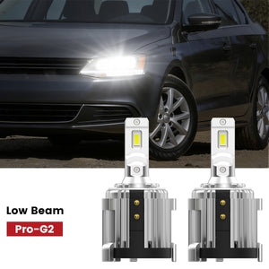 Lasfit custom-made H7 led low beam bulbs fit for 2011-2014 Volkswagen Jetta