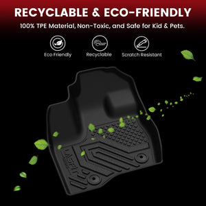 2011-2014 Ford Explorer Floor Mats & Seatback & Cargo Mats, TPE Material