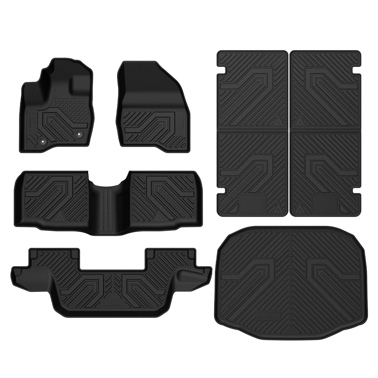 2011-2014 Ford Explorer Floor Mats & Seatback & Cargo Mats, Fit 7 Seats