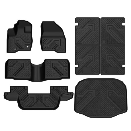 2011-2014 Ford Explorer Floor Mats & Seatback & Cargo Mats, Fit 7 Seats