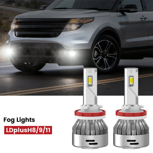 Lasfit H11 led fog lights for 2011-2015 Ford Explorer