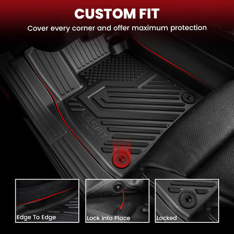 Fit for 2011-2015 Lincoln MKX Floor Mats & Seatback & Cargo Mats Custom Fit