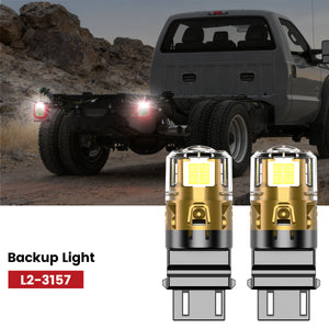 Lasfit 3157 led backup lights fit for 2011-2016 Ford Chassis Cab F-350/450/550 