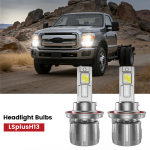 Lasfit H13 led headlight bulbs fit for 2011-2016 Ford Chassis Cab F-350/450/550 