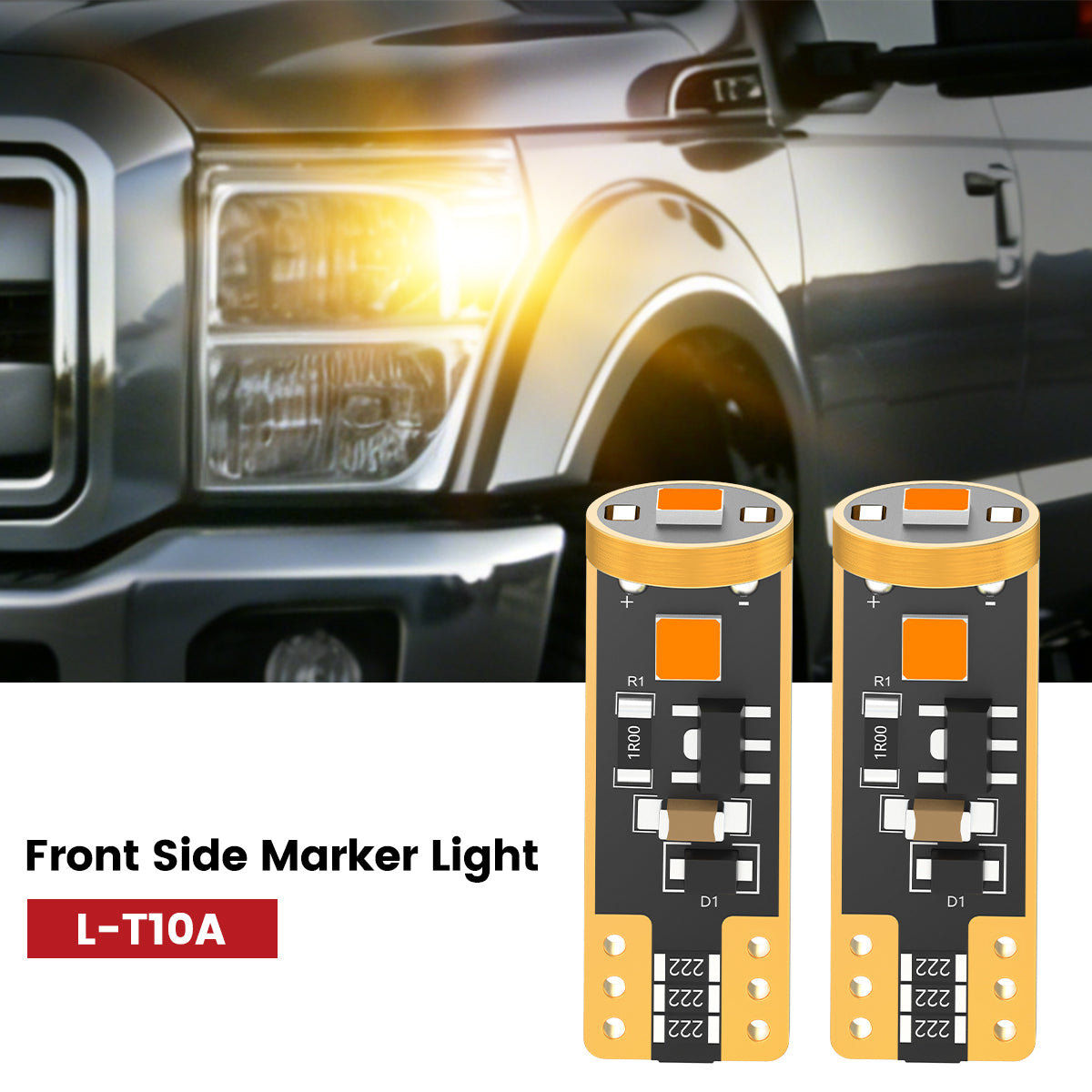 Lasfit 168 led front side marker lights fit for 2011-2016 Ford F250 F350  
