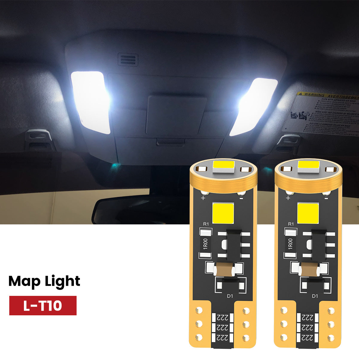 Lasfit 168 led map lights fit for 2011-2016 Ford F250 F350 