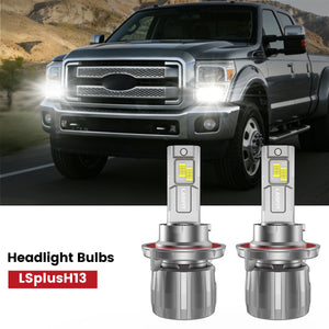 Lasfit H13 led headlight bulbs fit for 2011-2016 Ford F250 F350  