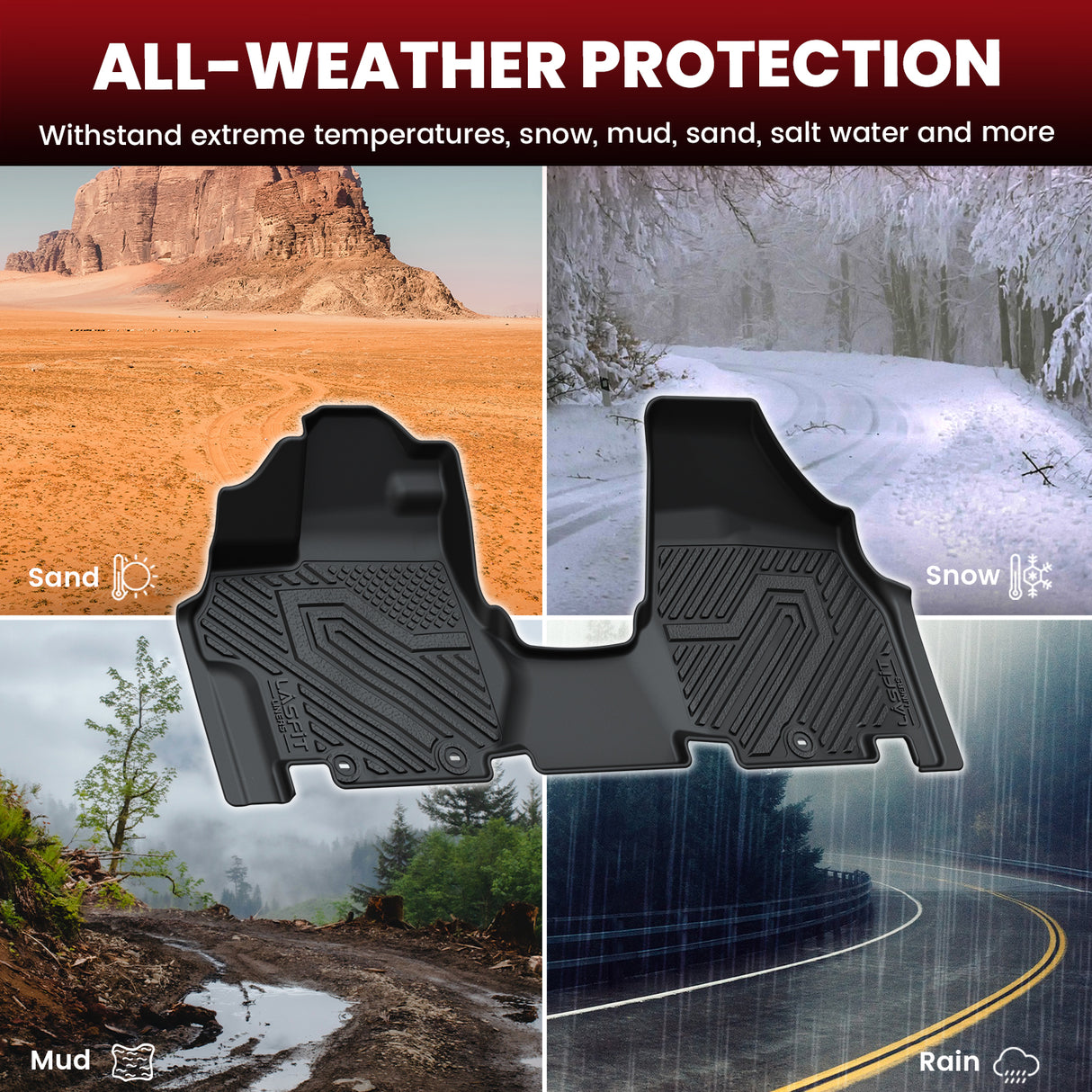 2011-2017 Honda Odyssey Floor Mats  All Weather