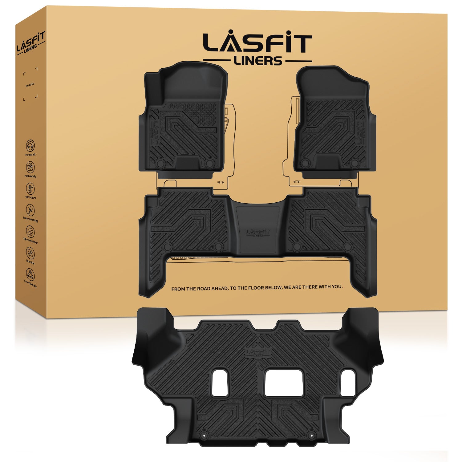 Fit for 2011-2024 Infiniti QX80 Floor Mats or Cargo & Seatback Mats, F