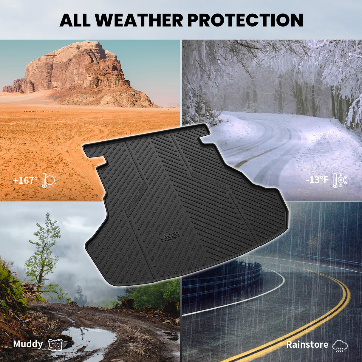 2012-2014 Toyota Camry All-weather Cargo Mat 