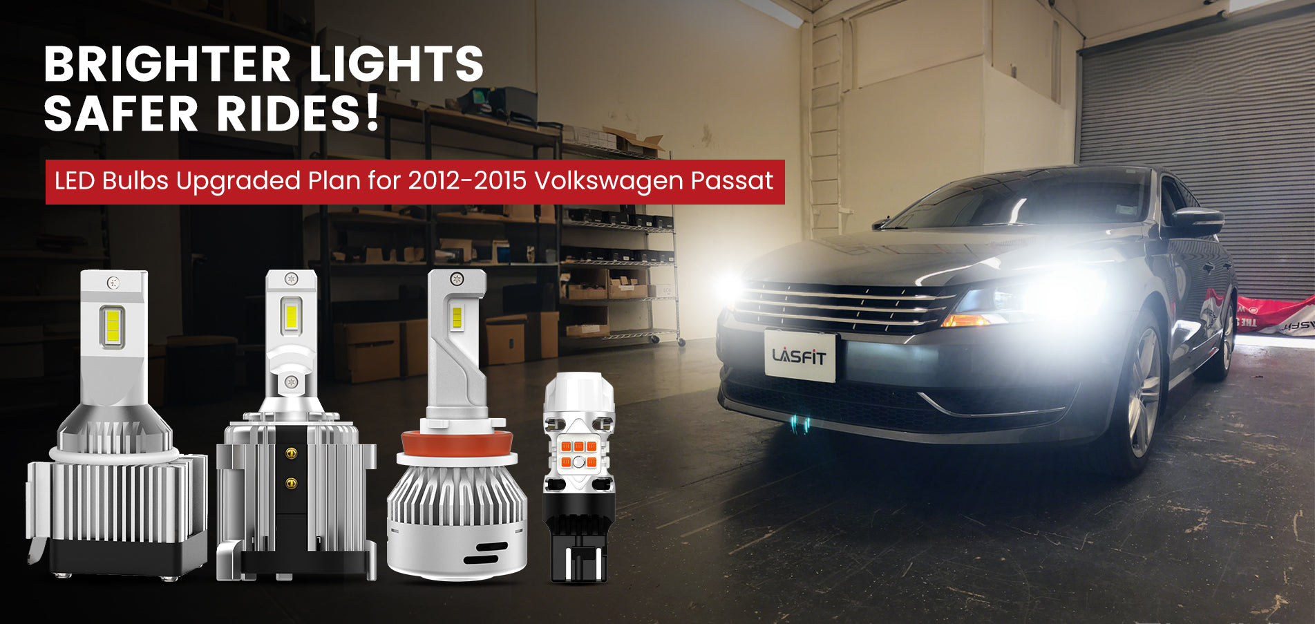 Lasfit LED Bulbs for 2012-2015 Volkswagen Passat