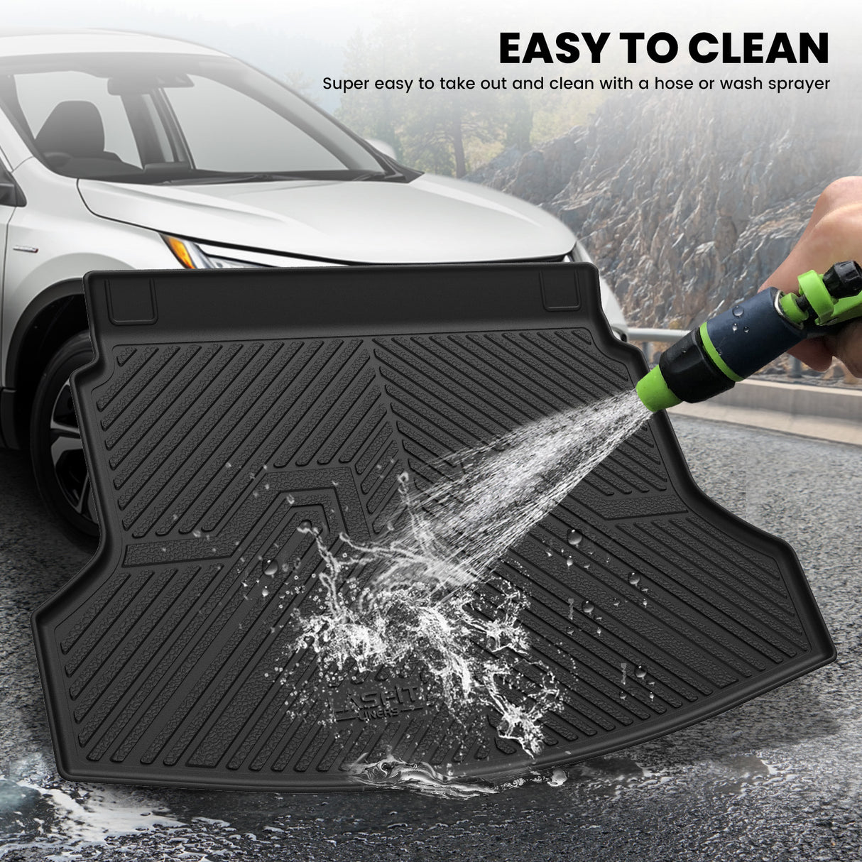 Fit for 2012-2016 Honda CR-V Floor Mats / Cargo Mat, Fit LX/SE/EX ONLY