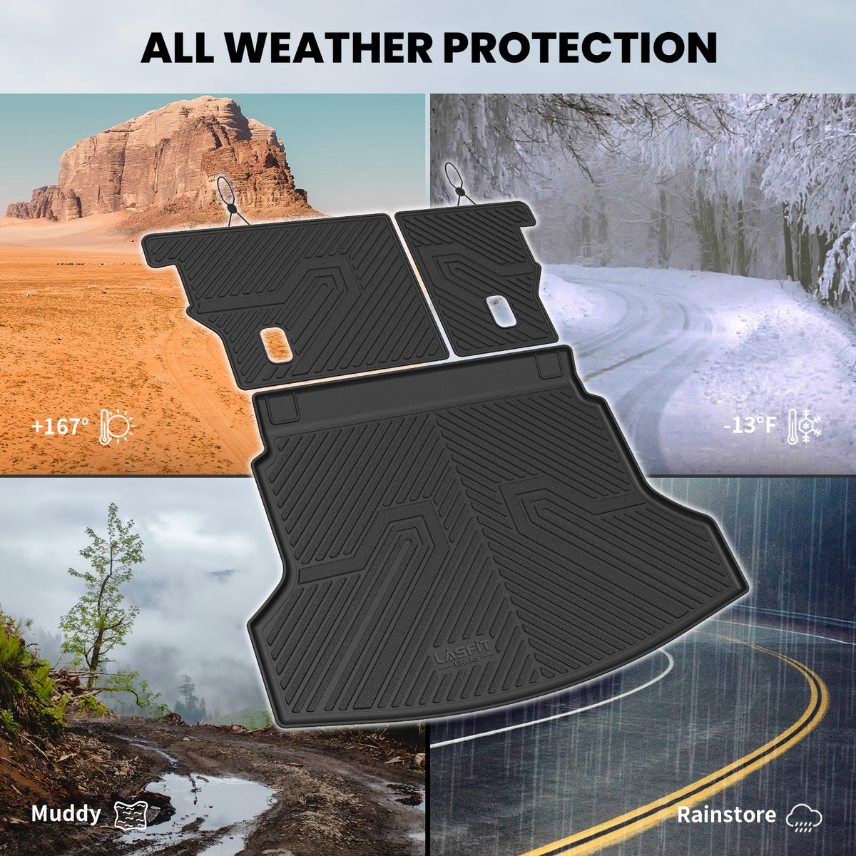 2012-2016 Honda CR-V Cargo Mat & Seatback Mat All Weather