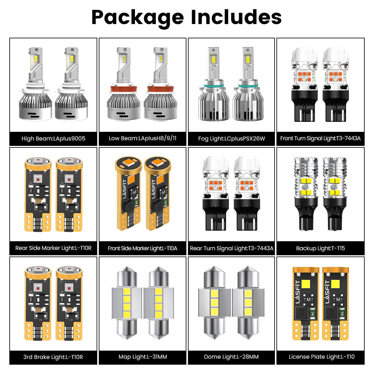 2016-2017 Subaru Crosstrek LED Light Bulbs｜Lasfit