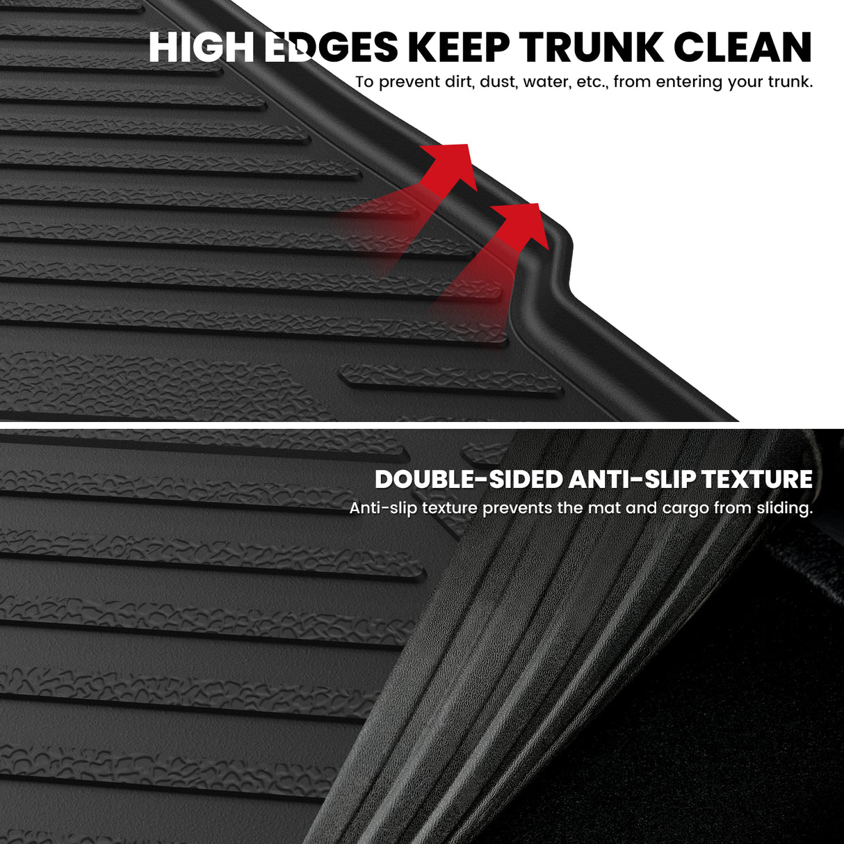 2012-2018 Ford Focu All-weather  Cargo Mat High Edge Keep Truck Clean
