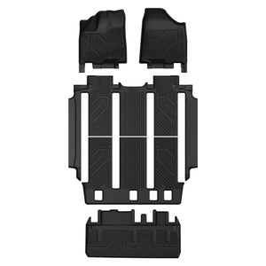 Fit for 2013-2020 Toyota Sienna 7-seater Floor Mats & Cargo Mat, Fit Fixed center console Only, Not Fit Power Folding 3rd Row or Sliding center Console