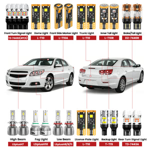 Lasfit led bulbs for 2013-2015 Chevrolet Malibu