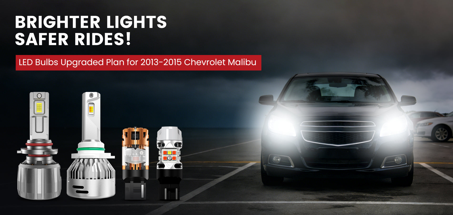 Lasfit LED Bulbs for 2013-2015 Chevrolet Malibu