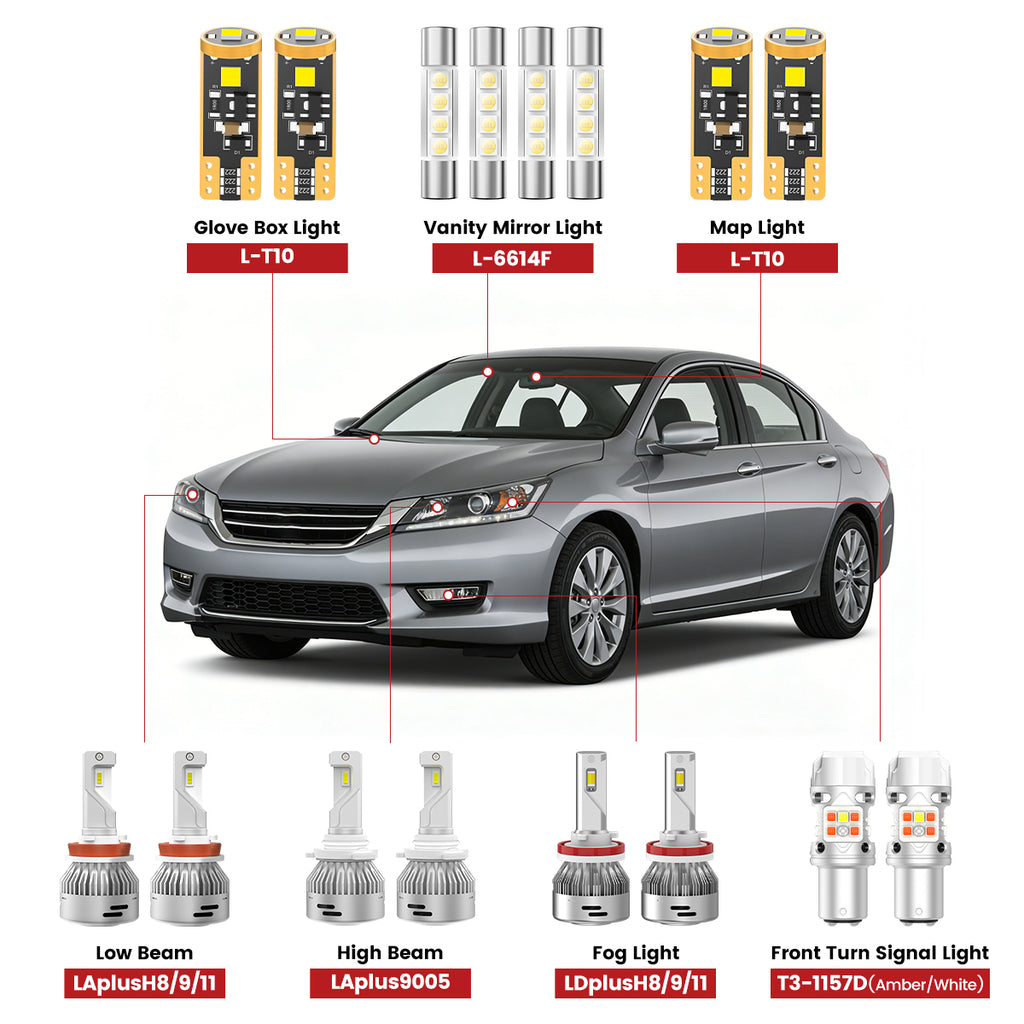 2013 2014 2015 Honda Accord LED Light BulbsLasfit 2013 2014 2015 Honda Accord LED Light BulbsLasfit