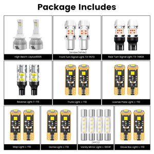 Lasfit combo package led bulbs for 2013-2015 Honda Accord hybrid touring
