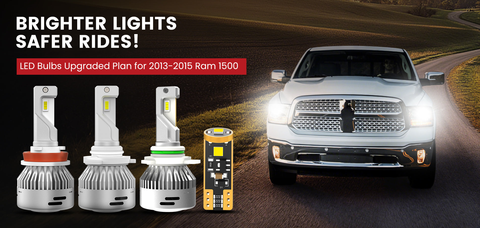 Lasfit best LED Bulbs for 2013-2015 Ram 1500