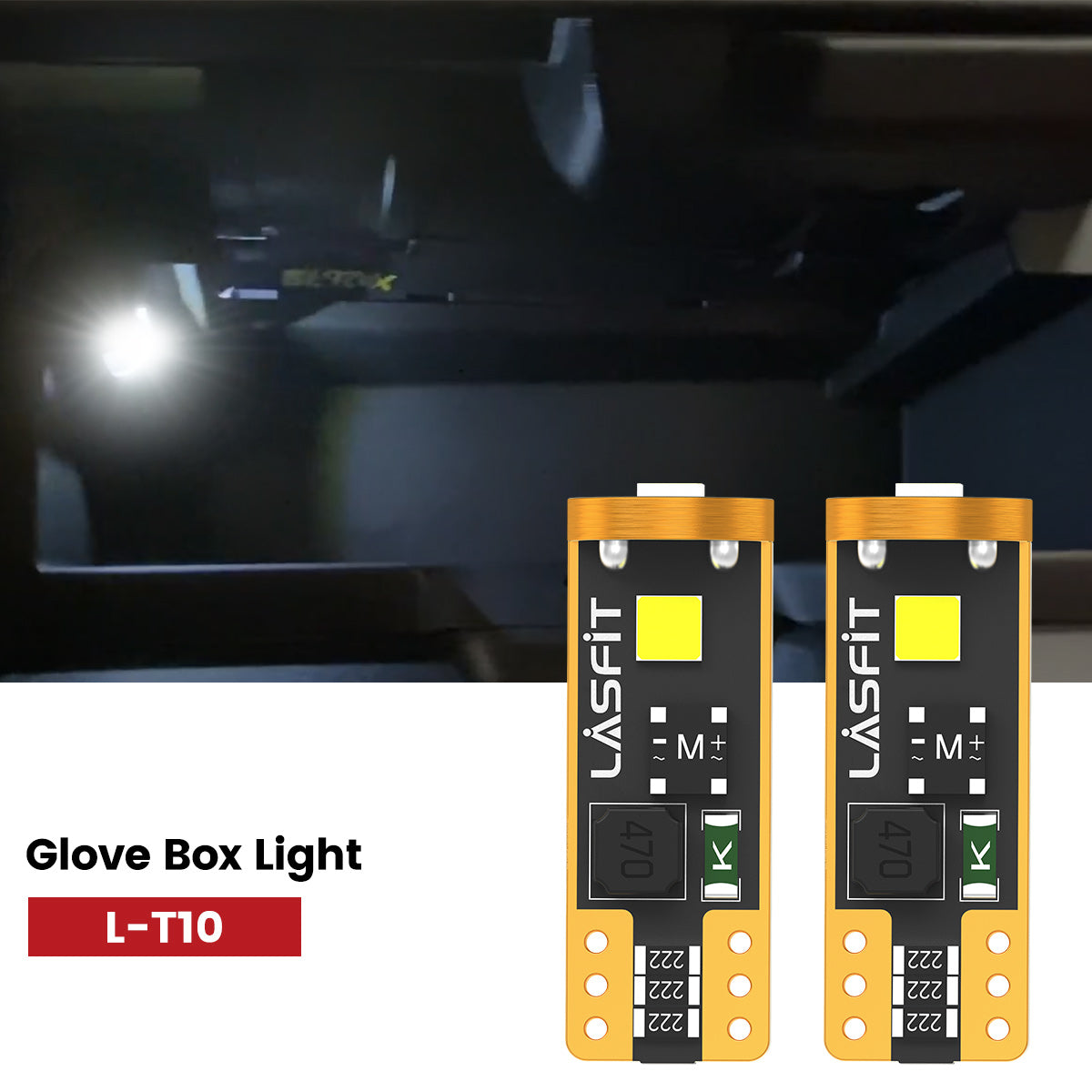 Lasfit 168 led glove box light fit for 2013-2015 Ram 2500/3500 