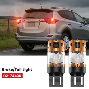 Lasfit 7443 led brake lights fit for 2013-2015 Toyota RAV4  