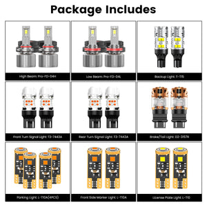 Custom Engineered for 2013-2016 Ford Escape LED Bulbs Upgrade