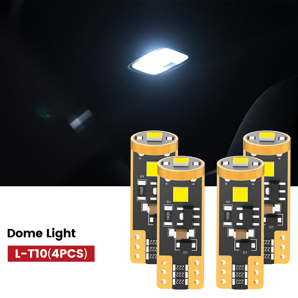 Lasfit 168 led dome lights fit for 2013-2016 GMC Acadia