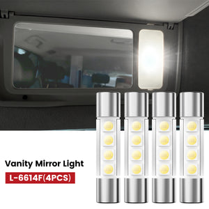 Lasfit 6614f led vanity mirror lights fit for 2013-2016 GMC Acadia