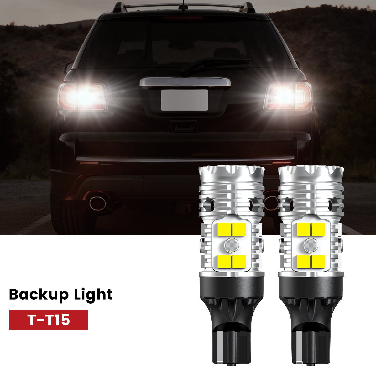 Lasfit 921 led backup lights fit for 2013-2016 GMC Acadia