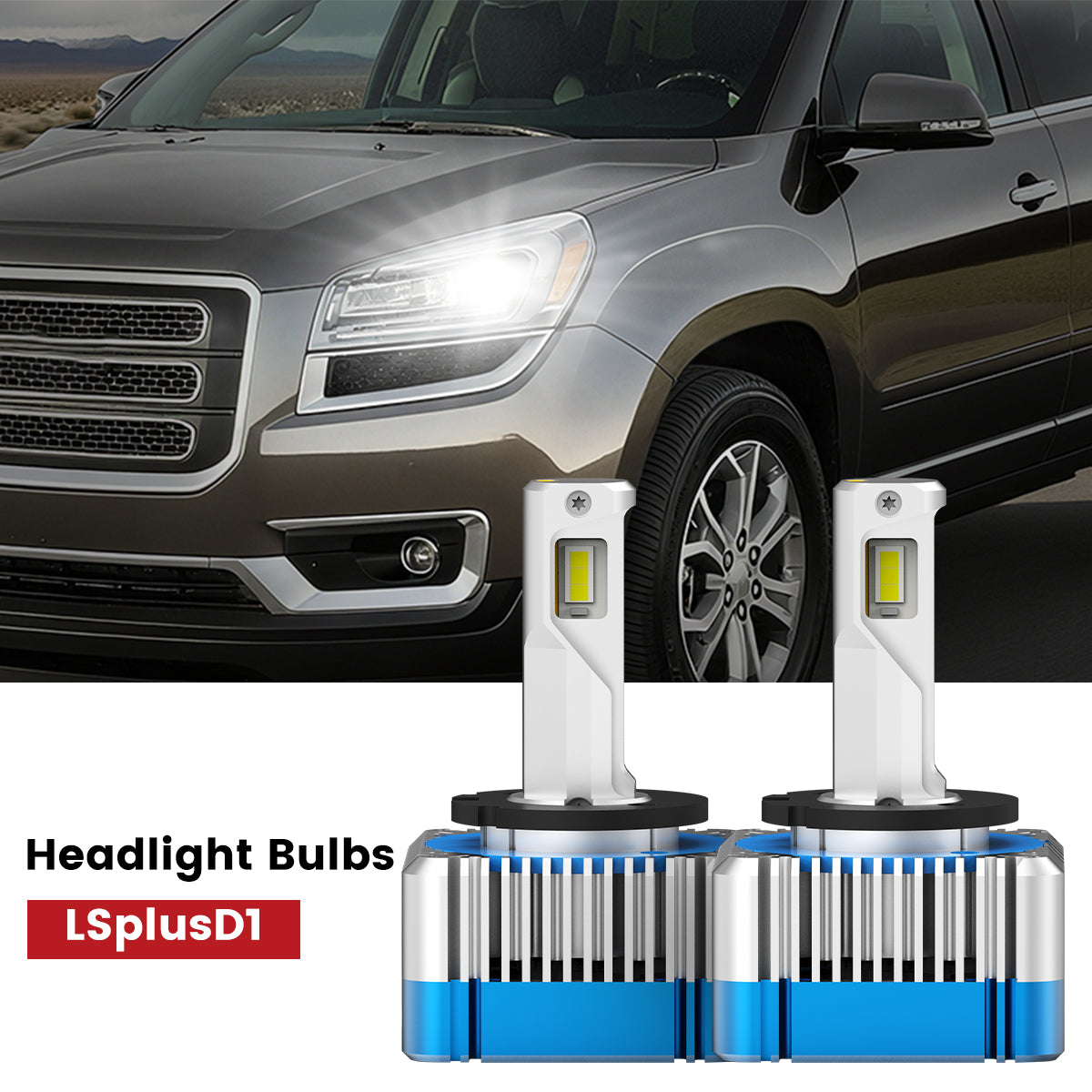 Lasfit D1 led headlight bulbs fit for 2013-2016 GMC Acadia