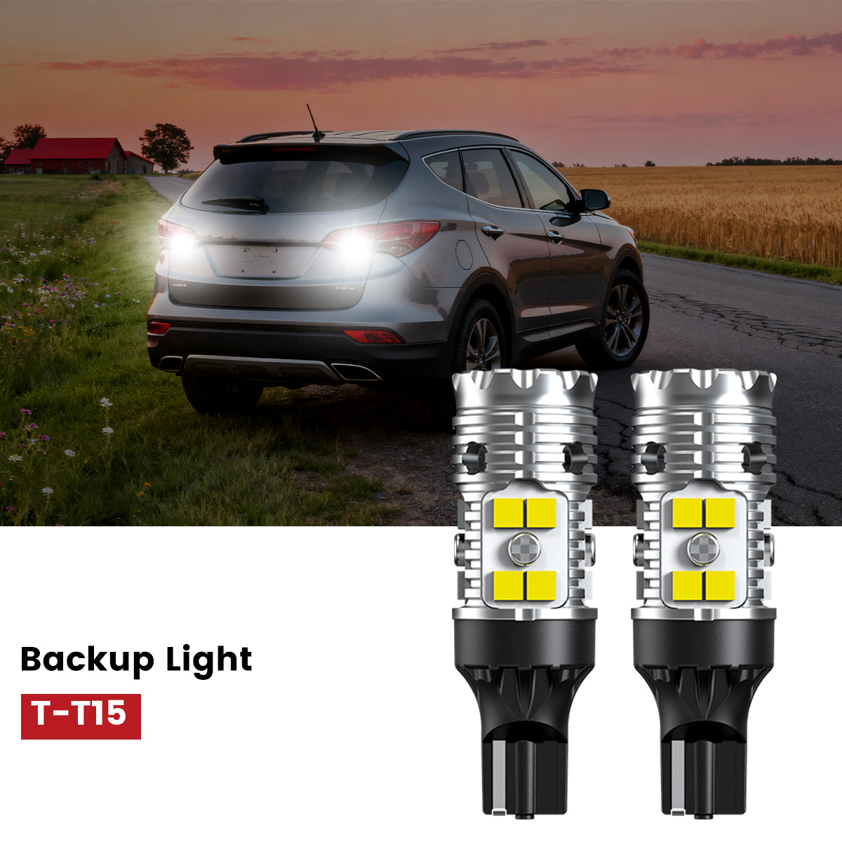 Lasfit 921 led backup light for 2013-2016 Hyundai Santa Fe Sport