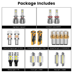 Lasfit combo package led lights for 2013-2016 Hyundai Santa Fe Sport Basic