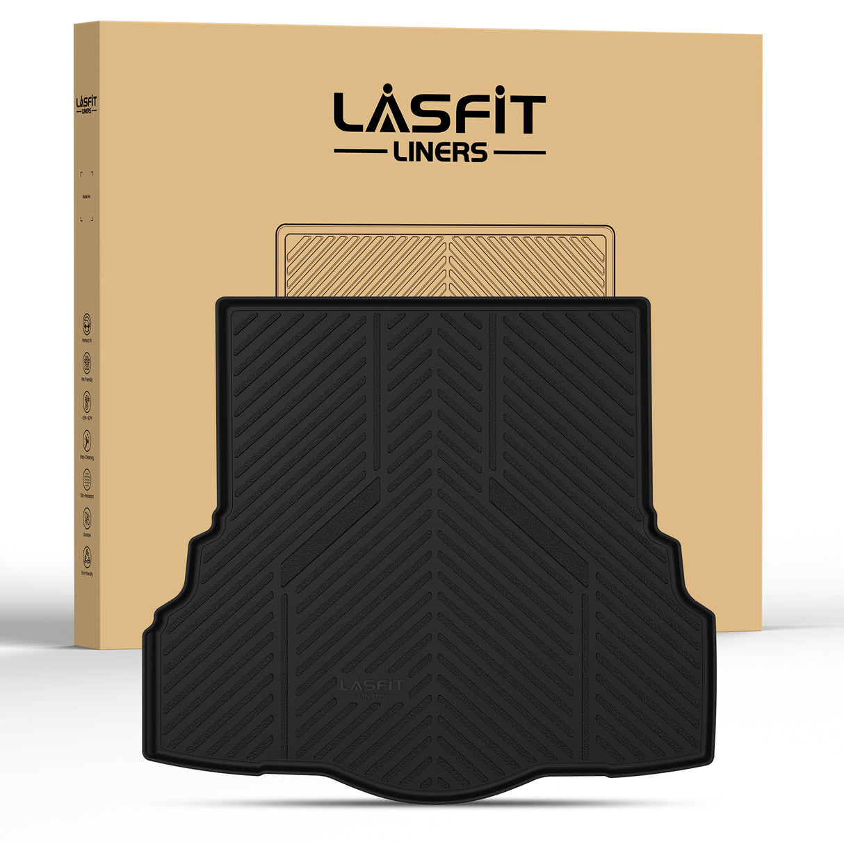 Fit for 2013-2016 Ford Fusion Floor Mats / Cargo Mat, Fit Gasoline Only