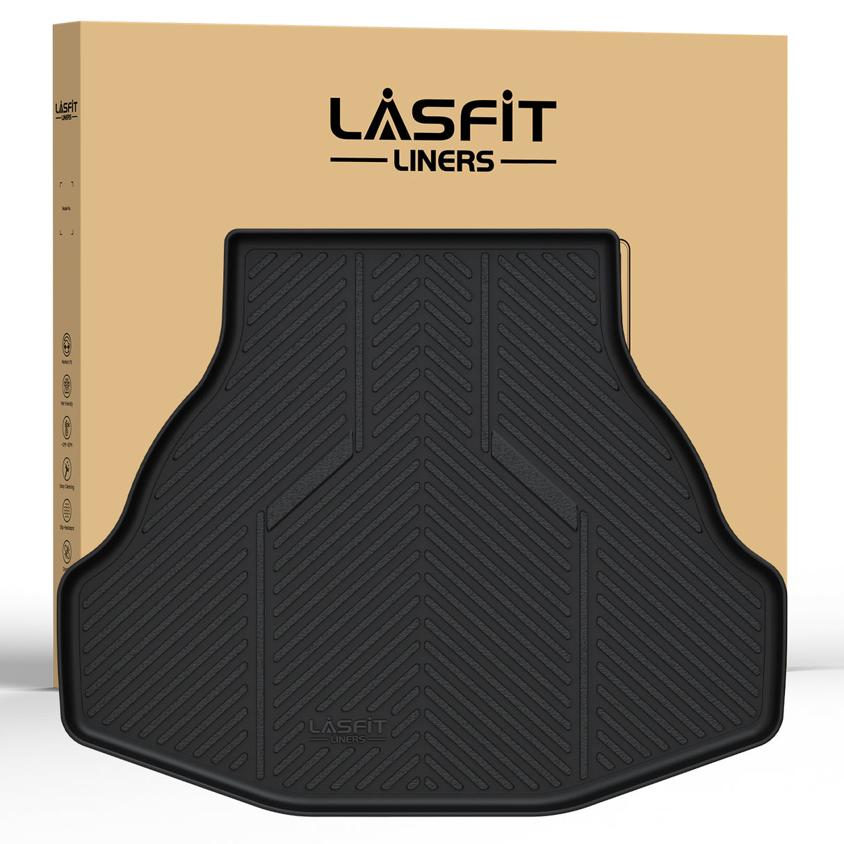 Fit for 2013-2017 Honda Accord Gasoline Floor Mats / Cargo Mat, Fit Sedan Only