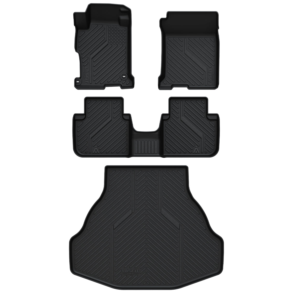 Fit for 2013-2017 Honda Accord Gasoline Floor Mats & Cargo Mat, Fit Sedan Only