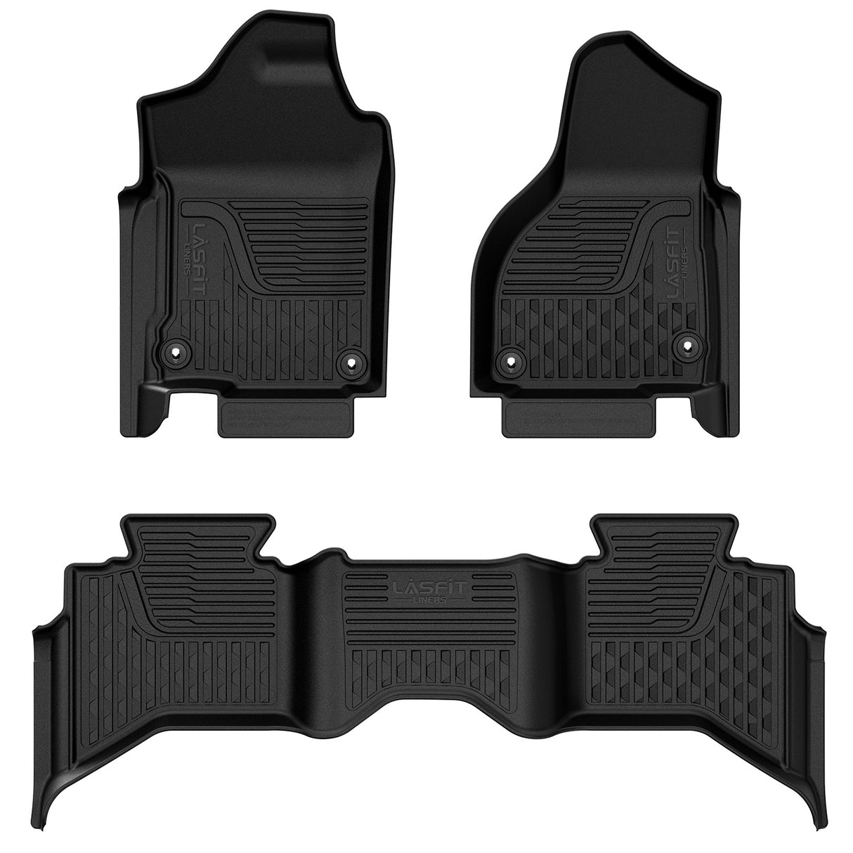 2013-2018 Dodge Ram 1500 1st & 2nd row Floor Mats, Fit Carpet Floor ,Fit Bucket Seat,Quad Cab
